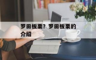 罗田板栗？罗田板栗的介绍