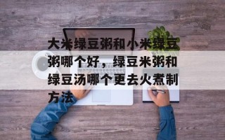 大米绿豆粥和小米绿豆粥哪个好，绿豆米粥和绿豆汤哪个更去火煮制方法