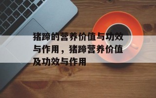 猪蹄的营养价值与功效与作用，猪蹄营养价值及功效与作用