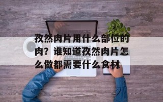 孜然肉片用什么部位的肉？谁知道孜然肉片怎么做都需要什么食材