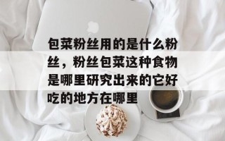 包菜粉丝用的是什么粉丝，粉丝包菜这种食物是哪里研究出来的它好吃的地方在哪里