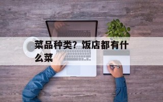 菜品种类？饭店都有什么菜