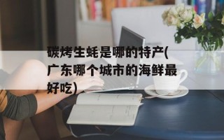 碳烤生蚝是哪的特产(广东哪个城市的海鲜最好吃)