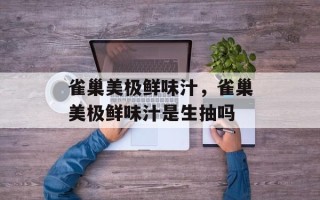 雀巢美极鲜味汁，雀巢美极鲜味汁是生抽吗