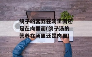鸽子的营养在汤里面还是在肉里面(鸽子汤的营养在汤里还是肉里)