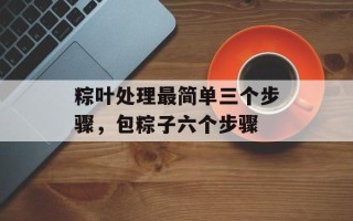 粽叶处理最简单三个步骤，包粽子六个步骤