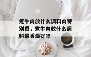煮牛肉放什么调料肉特别香，煮牛肉放什么调料最香最好吃