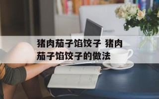 猪肉茄子馅饺子 猪肉茄子馅饺子的做法