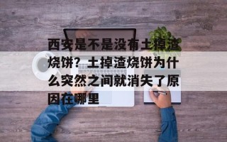 西安是不是没有土掉渣烧饼？土掉渣烧饼为什么突然之间就消失了原因在哪里