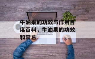 牛油果的功效与作用百度百科，牛油果的功效和禁忌