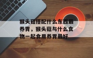 猴头菇搭配什么东西最养胃，猴头菇与什么食物一起食用养胃最好