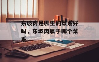 东坡肉是哪里的菜系好吗，东坡肉属于哪个菜系