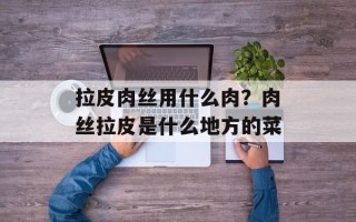 拉皮肉丝用什么肉？肉丝拉皮是什么地方的菜