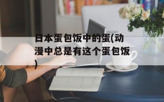 日本蛋包饭中的蛋(动漫中总是有这个蛋包饭)