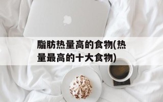 脂肪热量高的食物(热量最高的十大食物)
