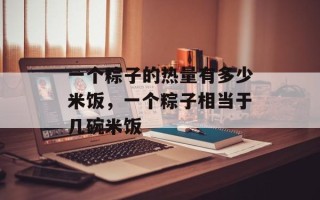 一个粽子的热量有多少米饭，一个粽子相当于几碗米饭