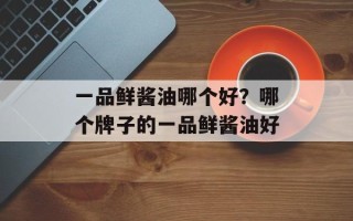 一品鲜酱油哪个好？哪个牌子的一品鲜酱油好