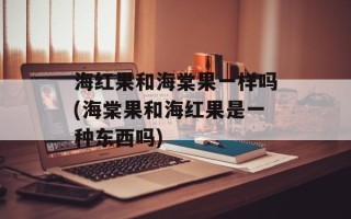 海红果和海棠果一样吗(海棠果和海红果是一种东西吗)