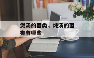 煲汤的菌类，炖汤的菌类有哪些