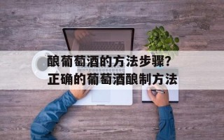 酿葡萄酒的方法步骤？正确的葡萄酒酿制方法