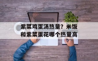 紫菜鸡蛋汤热量？米饭和紫菜蛋花哪个热量高
