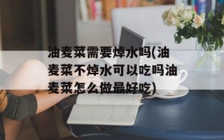油麦菜需要焯水吗(油麦菜不焯水可以吃吗油麦菜怎么做最好吃)