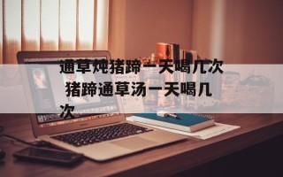 通草炖猪蹄一天喝几次 猪蹄通草汤一天喝几次