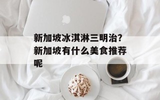 新加坡冰淇淋三明治？新加坡有什么美食推荐呢