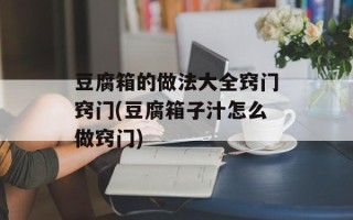 豆腐箱的做法大全窍门窍门(豆腐箱子汁怎么做窍门)