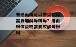 普通面粉可以做蛋糕吗需要加酵母粉吗？用面粉做蛋糕需要放酵母粉吗