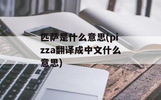匹萨是什么意思(pizza翻译成中文什么意思)