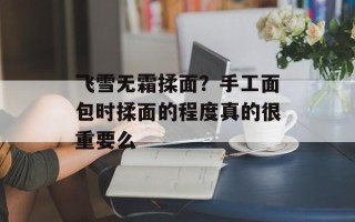 飞雪无霜揉面？手工面包时揉面的程度真的很重要么