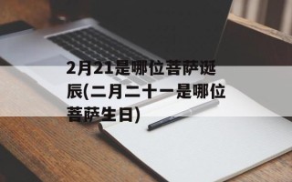 2月21是哪位菩萨诞辰(二月二十一是哪位菩萨生日)