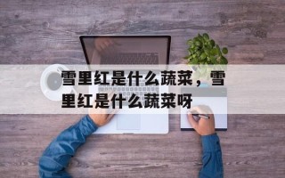 雪里红是什么蔬菜，雪里红是什么蔬菜呀