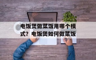 电饭煲做菜饭用哪个模式？电饭煲如何做菜饭