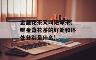 金盏花茶又叫短命茶(喝金盏花茶的好处和坏处分别是什么)