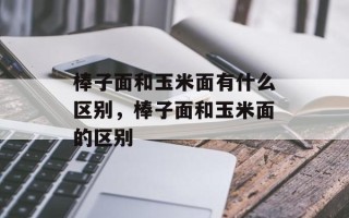 棒子面和玉米面有什么区别，棒子面和玉米面的区别