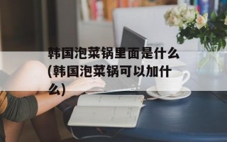 韩国泡菜锅里面是什么(韩国泡菜锅可以加什么)