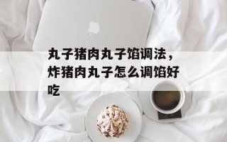 丸子猪肉丸子馅调法，炸猪肉丸子怎么调馅好吃