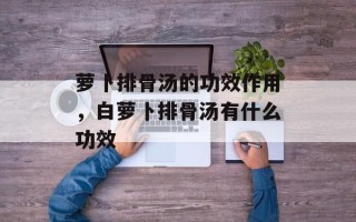 萝卜排骨汤的功效作用，白萝卜排骨汤有什么功效
