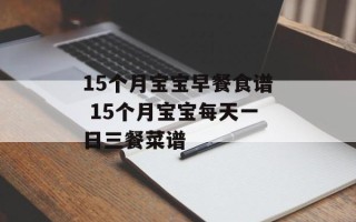 15个月宝宝早餐食谱 15个月宝宝每天一日三餐菜谱