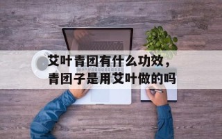 艾叶青团有什么功效，青团子是用艾叶做的吗