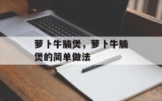萝卜牛腩煲，萝卜牛腩煲的简单做法
