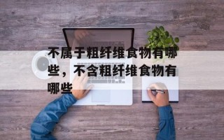 不属于粗纤维食物有哪些，不含粗纤维食物有哪些