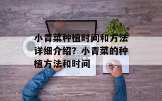 小青菜种植时间和方法详细介绍？小青菜的种植方法和时间