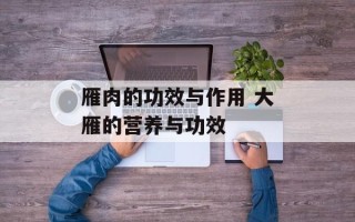 雁肉的功效与作用 大雁的营养与功效