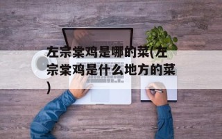 左宗棠鸡是哪的菜(左宗棠鸡是什么地方的菜)