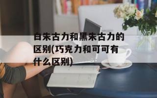 白朱古力和黑朱古力的区别(巧克力和可可有什么区别)