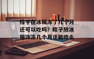 棕子在冰箱冻了几个月还可以吃吗？粽子放冰箱冷冻几个月还能吃么