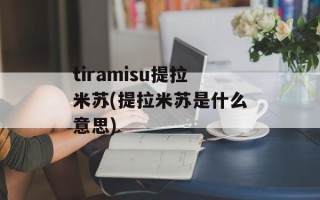 tiramisu提拉米苏(提拉米苏是什么意思)